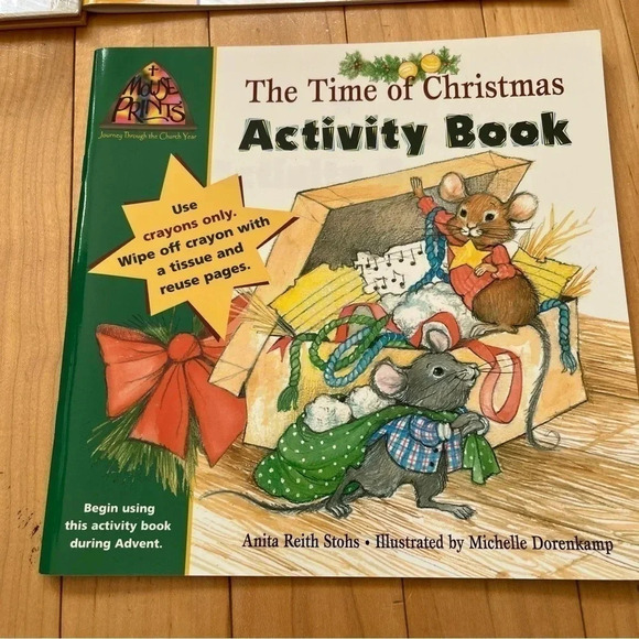 Mouse Prints Journey Through The Church Year ~ Books, Activity Books, Tapes Set - Picture 6 of 11